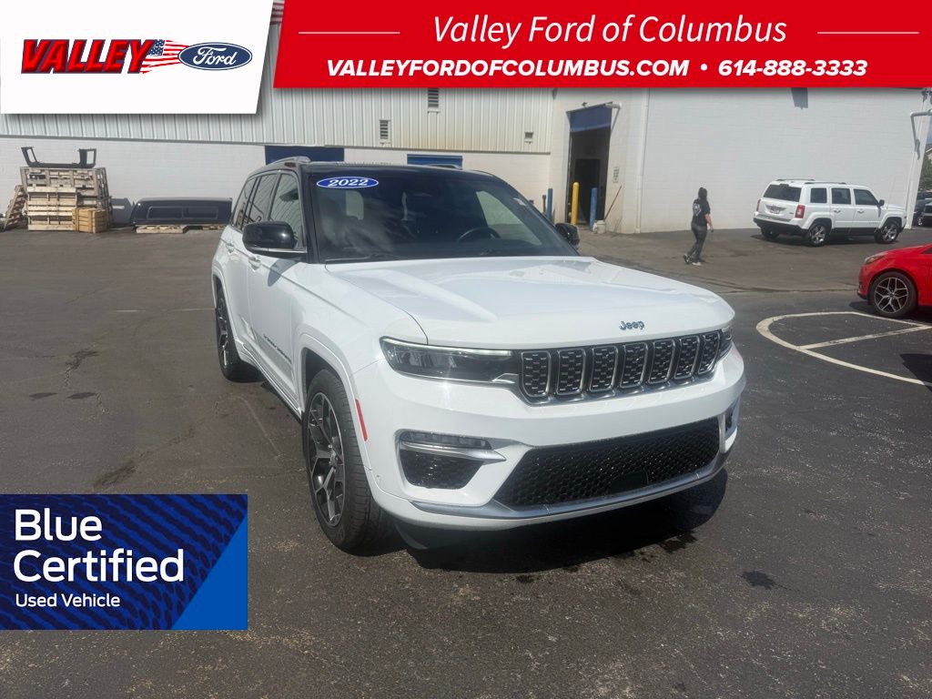 Bright White Clearcoat 2022 Jeep Grand Cherokee 4xe Summit Reserve 4WD SUV / Crossover Four-Wheel Drive 8-Speed Automatic