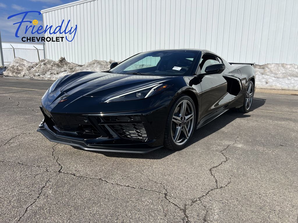Black 2026 Chevrolet Corvette Coupe Rear-Wheel Drive 8-Speed Dual Clutch