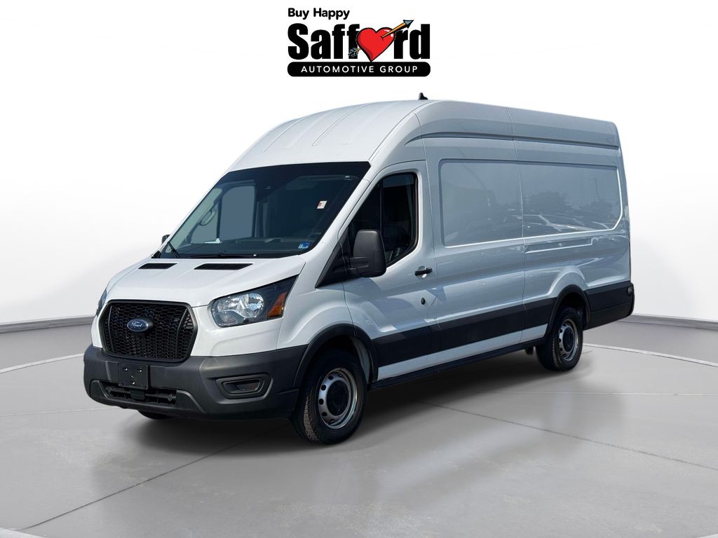 Oxford White 2025 Ford Transit Cargo Van Rear-Wheel Drive