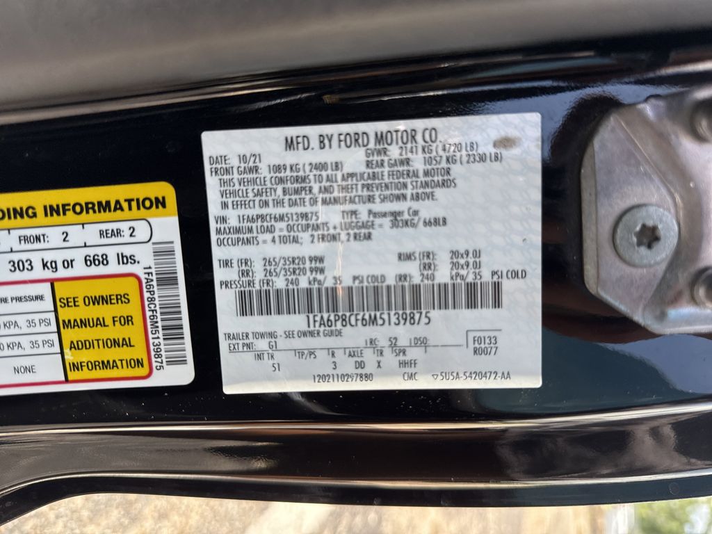 2021 Ford Mustang GT Premium Black at Cook Ford