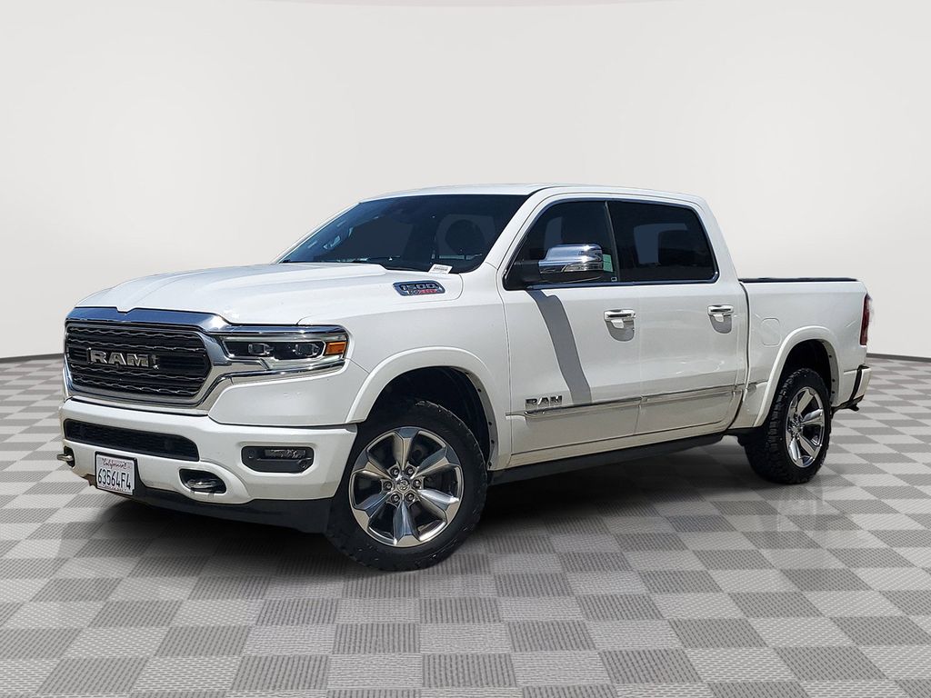 Bright White Clearcoat 2020 RAM 1500 Pickup Truck Four-Wheel Drive 8-Speed Automatic