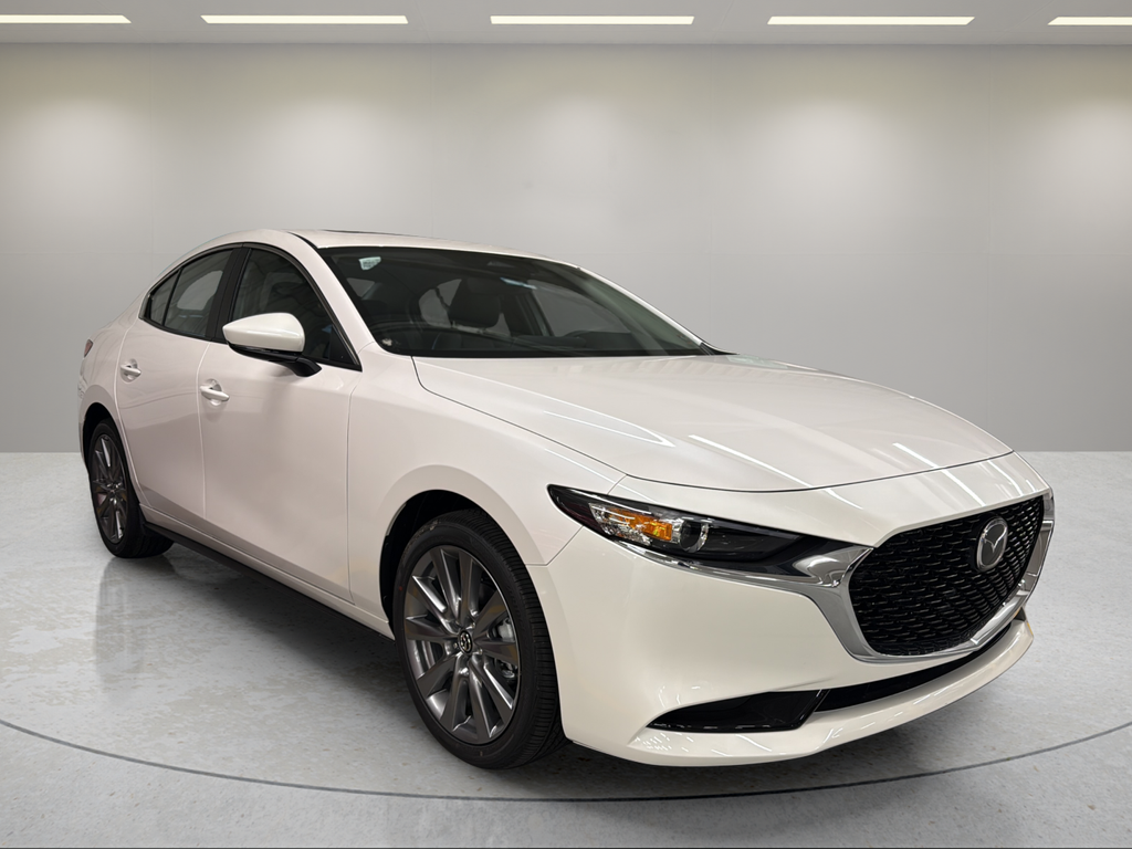 2026 Mazda Mazda3 2.5 S Preferred White at Rochrich Mazda