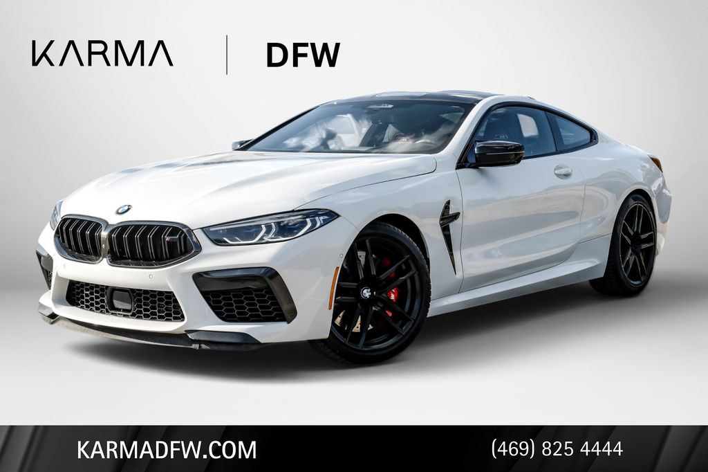 Alpine White 2024 BMW M8 Coupe All-Wheel Drive 8-Speed Automatic