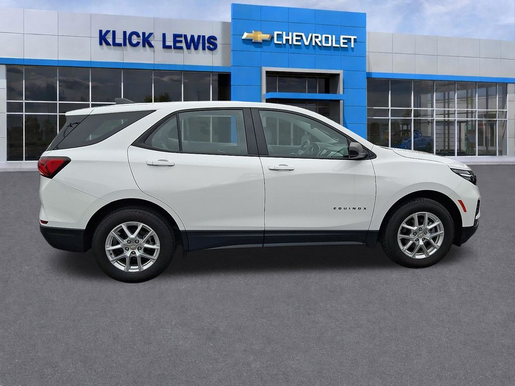 2024 Chevrolet Equinox LS White at Klick Lewis Buick Chevrolet