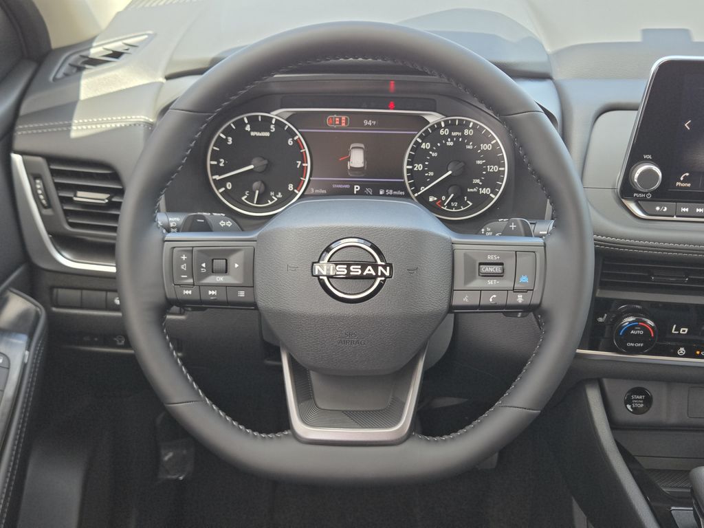 2026 Nissan Rogue Dark Armor White at Bravo Nissan