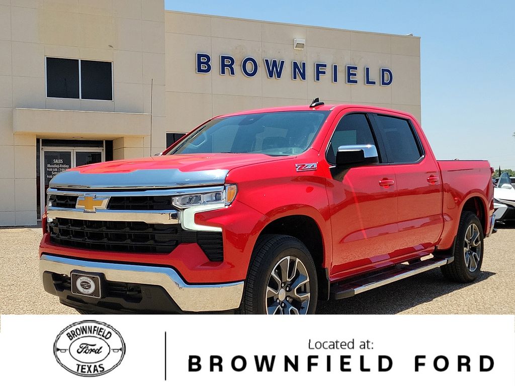 Red Hot 2024 Chevrolet Silverado 1500 Pickup Truck Four-Wheel Drive Automatic