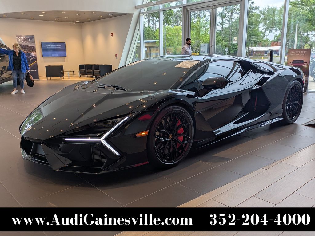 Nero Helene Metallic 2024 Lamborghini Revuelto AWD Coupe All-Wheel Drive 8-Speed Dual Clutch
