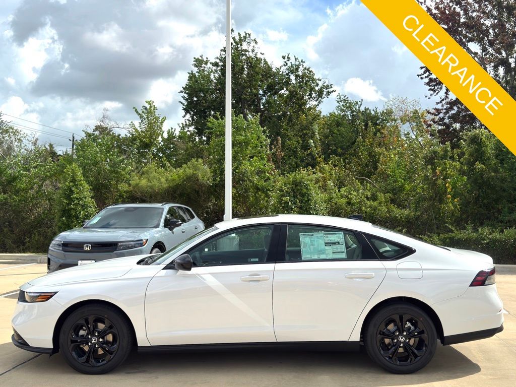 2025 Honda Accord SE White at Community Honda