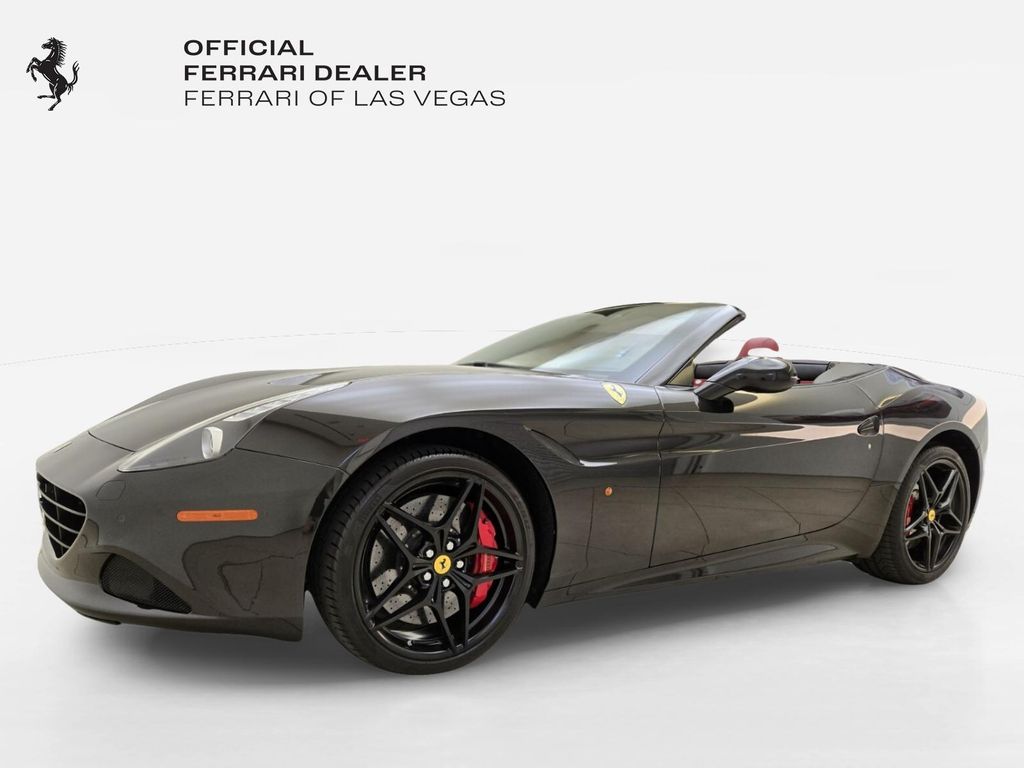Nero Daytona Metallic 2015 Ferrari California T Roadster Convertible Rear-Wheel Drive 7-Speed Manual