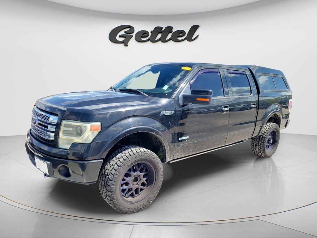 Tuxedo Black Metallic 2014 Ford F-150 Limited SuperCrew 4WD Pickup Truck Four-Wheel Drive 6-Speed Automatic