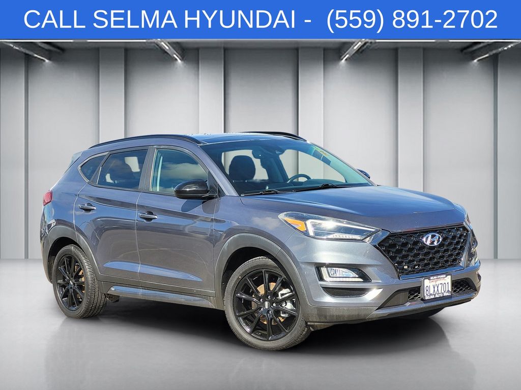 Coliseum Gray 2019 Hyundai Tucson Night FWD SUV / Crossover Front-Wheel Drive 6-Speed Automatic