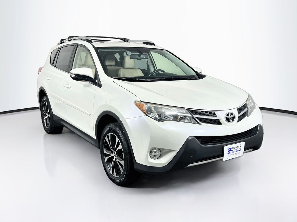 White (Blizzard Pearl) 2015 Toyota RAV4 SUV / Crossover All-Wheel Drive 6-Speed Automatic