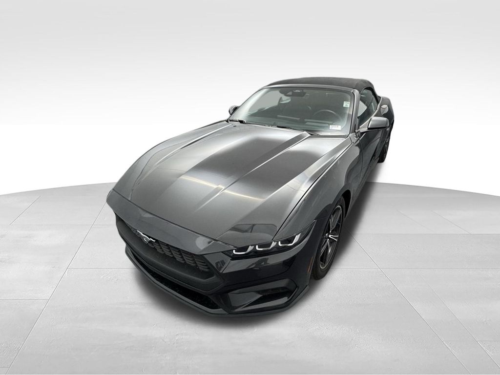 Gray Metallic 2024 Ford Mustang EcoBoost Convertible RWD Convertible Rear-Wheel Drive Automatic