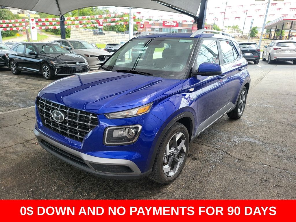 Intense Blue 2025 Hyundai Venue SEL FWD SUV / Crossover Front-Wheel Drive Continuously Variable Transmission