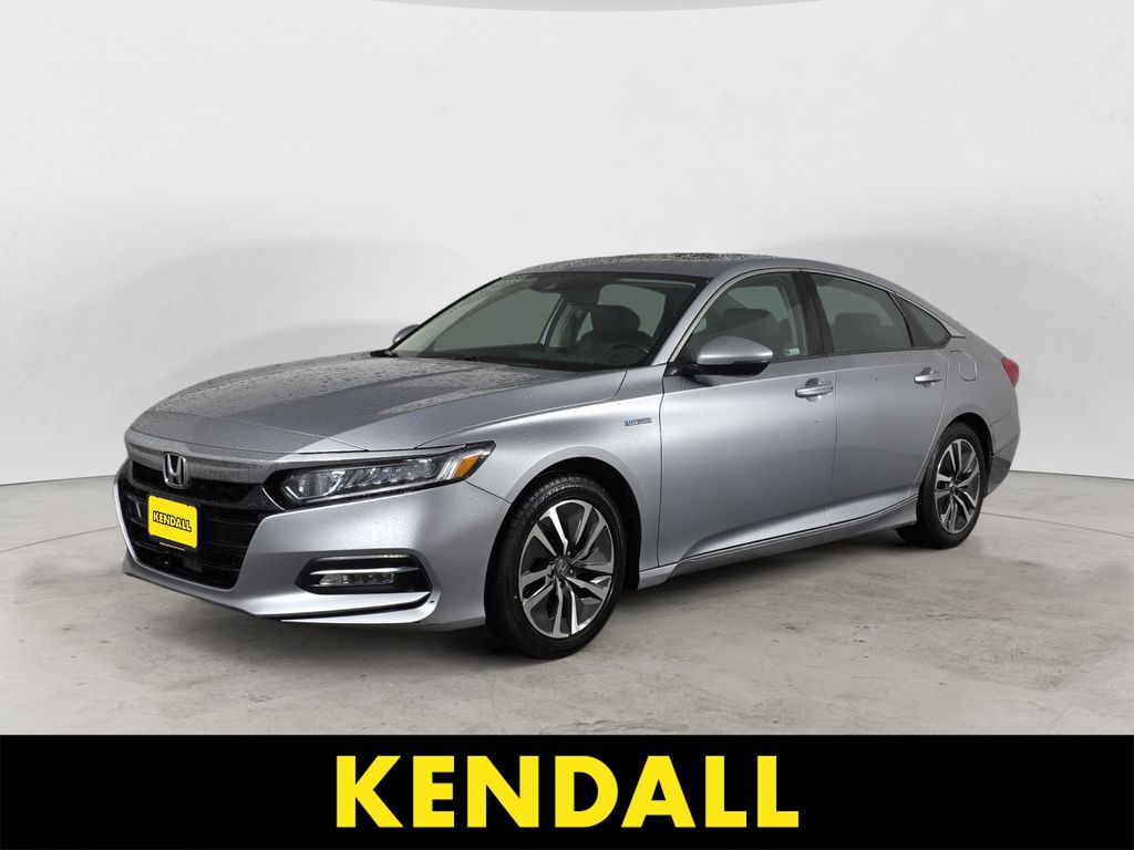 Silver Metallic 2020 Honda Accord Hybrid EX-L FWD Sedan Front-Wheel Drive Continuously Variable Transmission