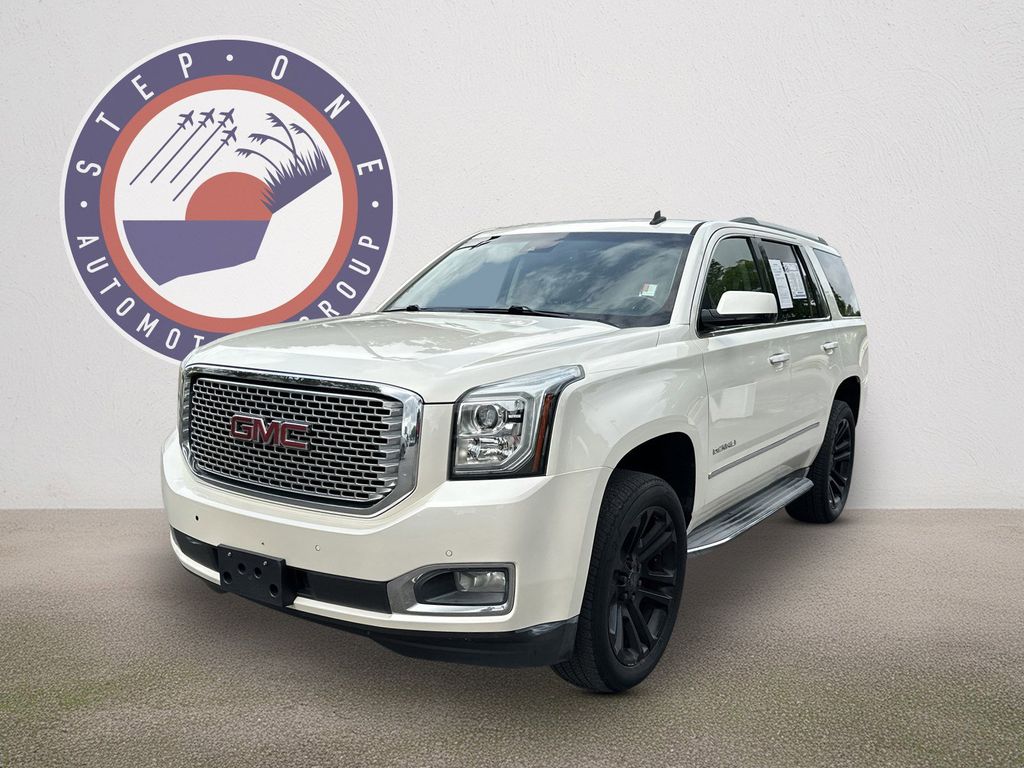White Diamond Clearcoat 2015 GMC Yukon Denali SUV / Crossover 4X2 6-Speed Automatic Overdrive