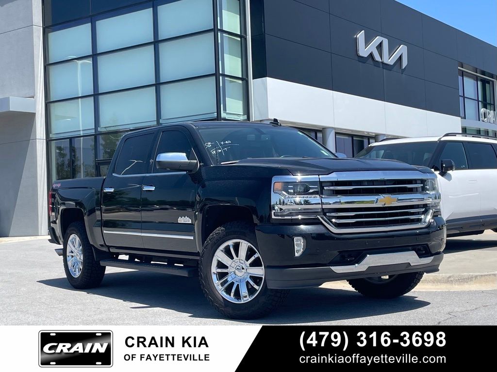 Black 2016 Chevrolet Silverado 1500 Pickup Truck Four-Wheel Drive 8-Speed Automatic Overdrive