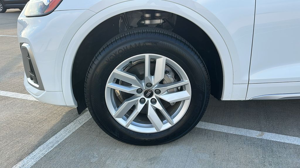 2022 Audi Q5 45 S line Premium White at North Houston Mitsubishi