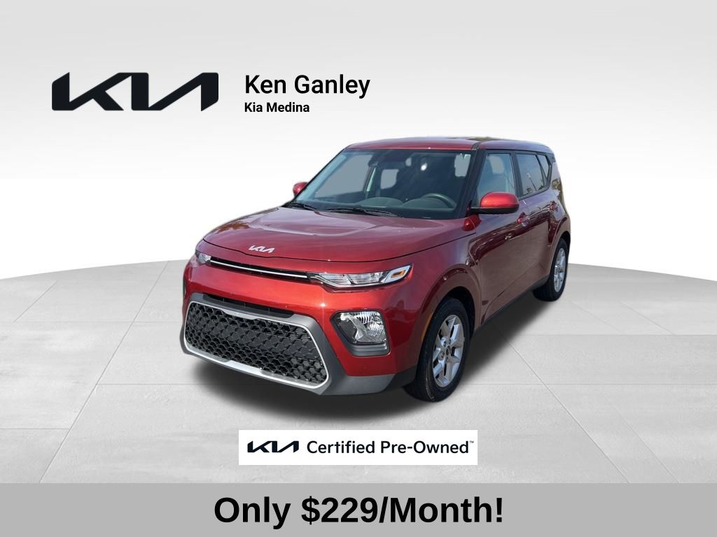 Mars Orange 2022 Kia Soul LX FWD SUV / Crossover Front-Wheel Drive Continuously Variable Transmission