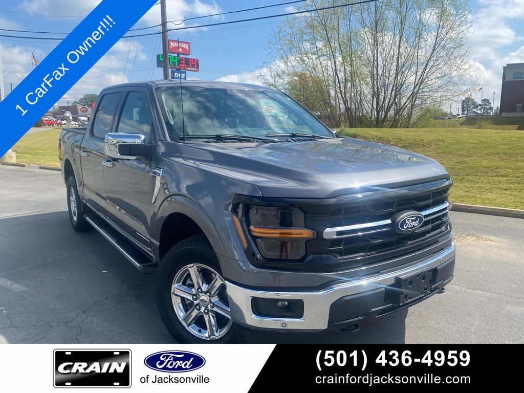 Carbonized Gray Metallic 2024 Ford F-150 Pickup Truck Four-Wheel Drive Automatic