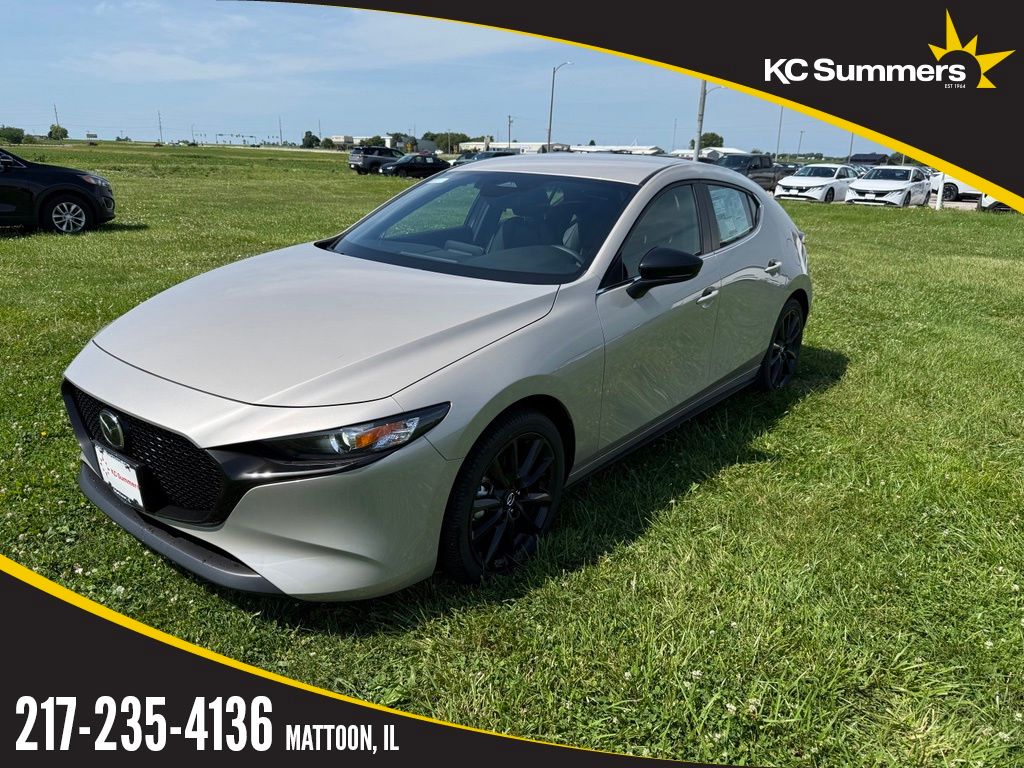 Gray (Platinum Quartz Metallic) 2026 Mazda MAZDA3 2.5 S Select Sport Hatchback FWD Hatchback Front-Wheel Drive 6-Speed Automatic