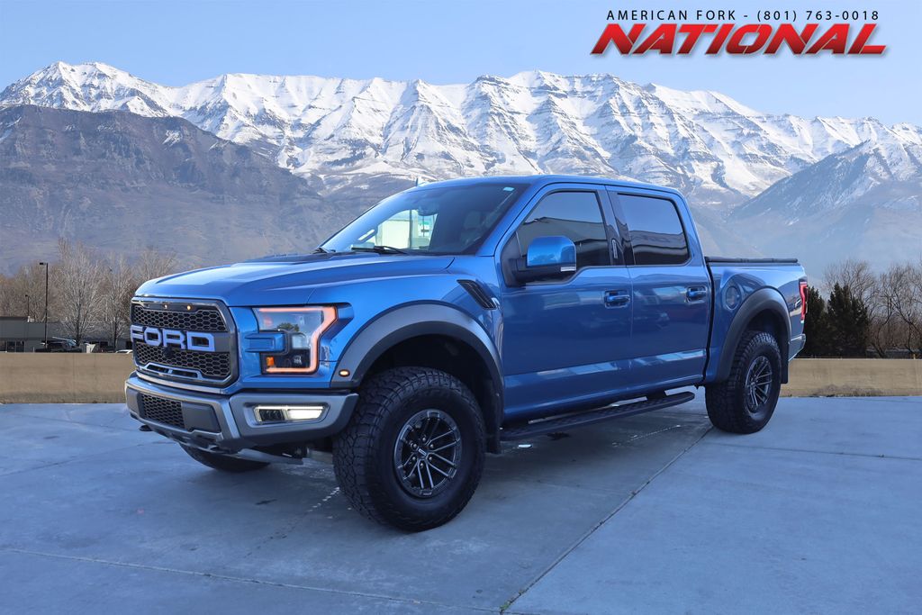 Blue Metallic 2020 Ford F-150 Pickup Truck Four-Wheel Drive Automatic