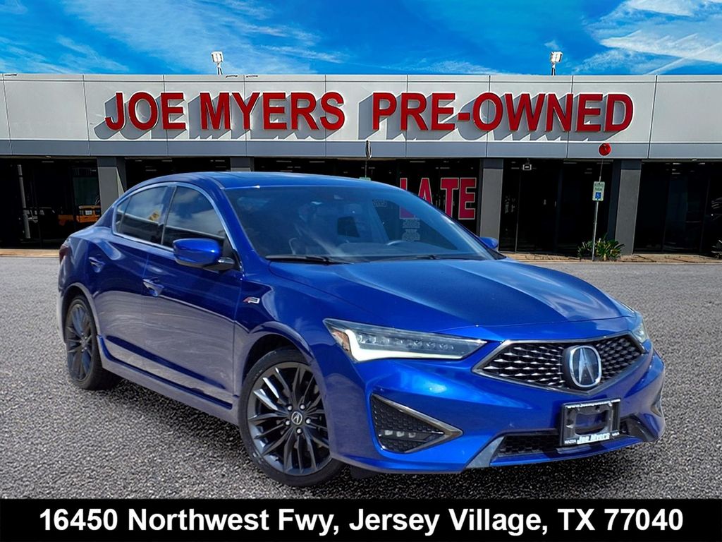 2020 Acura ILX Technology & A-Spec Packages Blue at DeMontrond Automotive Group