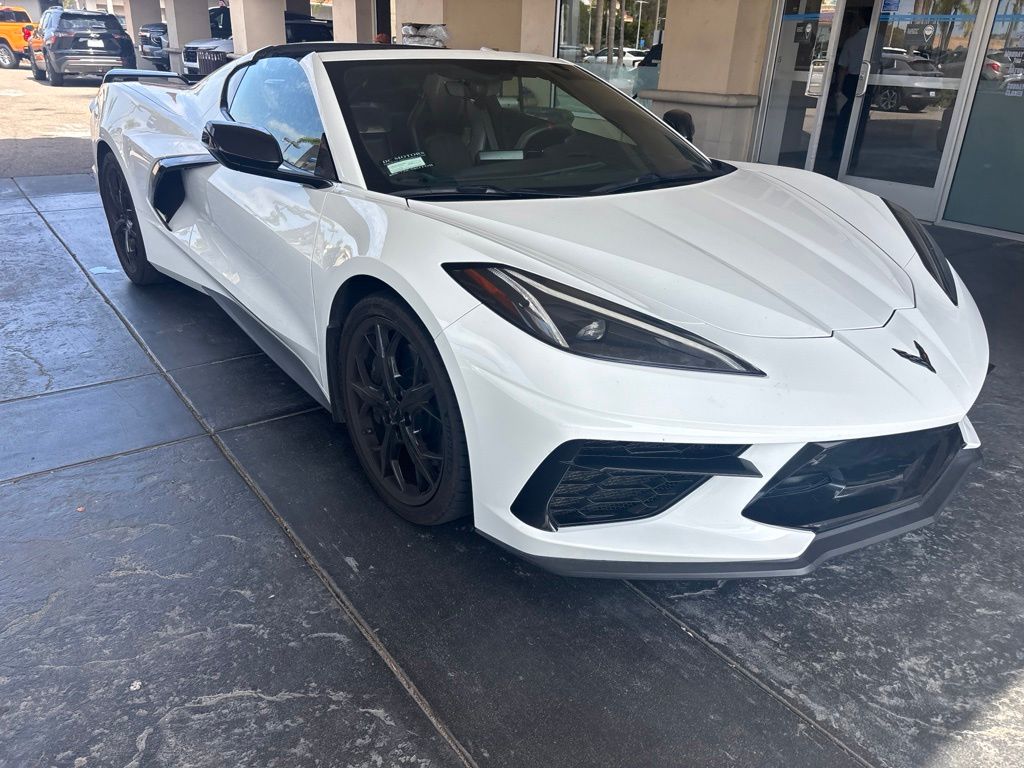 Arctic White 2023 Chevrolet Corvette Coupe Rear-Wheel Drive 8-Speed Dual Clutch