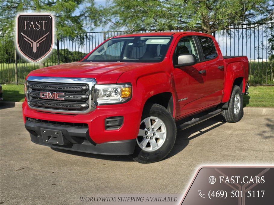 Cardinal Red 2018 GMC Canyon Crew Cab RWD Pickup Truck 4X2 6-Speed Automatic