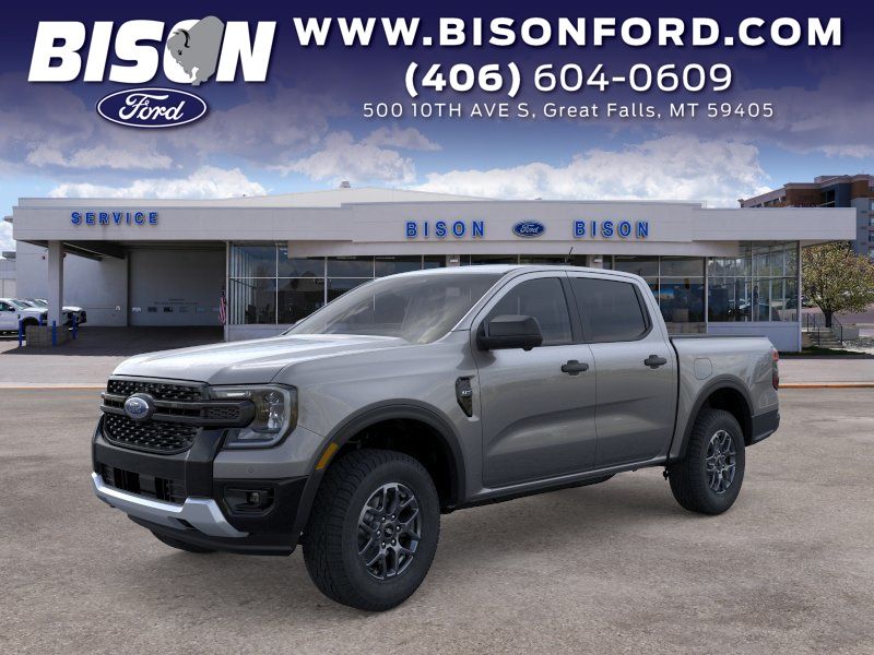 Gray Metallic 2026 Ford Ranger Pickup Truck Four-Wheel Drive Automatic