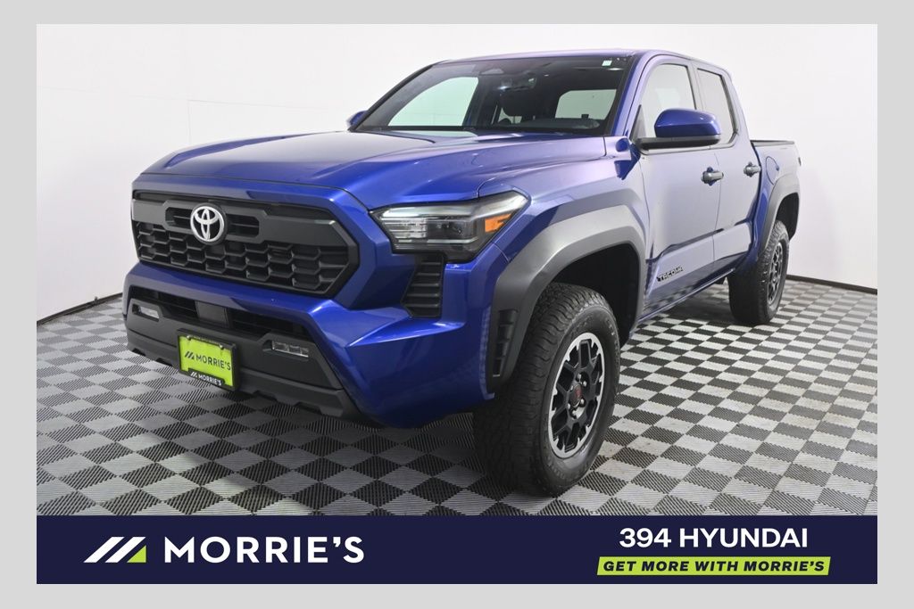Blue 2024 Toyota Tacoma Pickup Truck Four-Wheel Drive 8-Speed Automatic