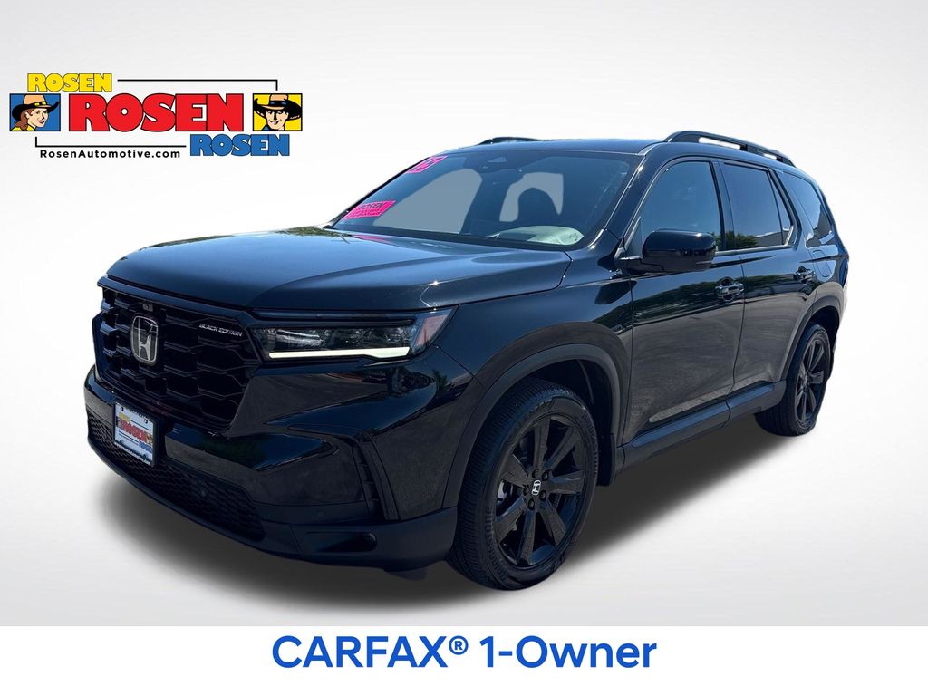Crystal Black Pearl 2025 Honda Pilot SUV / Crossover All-Wheel Drive Automatic