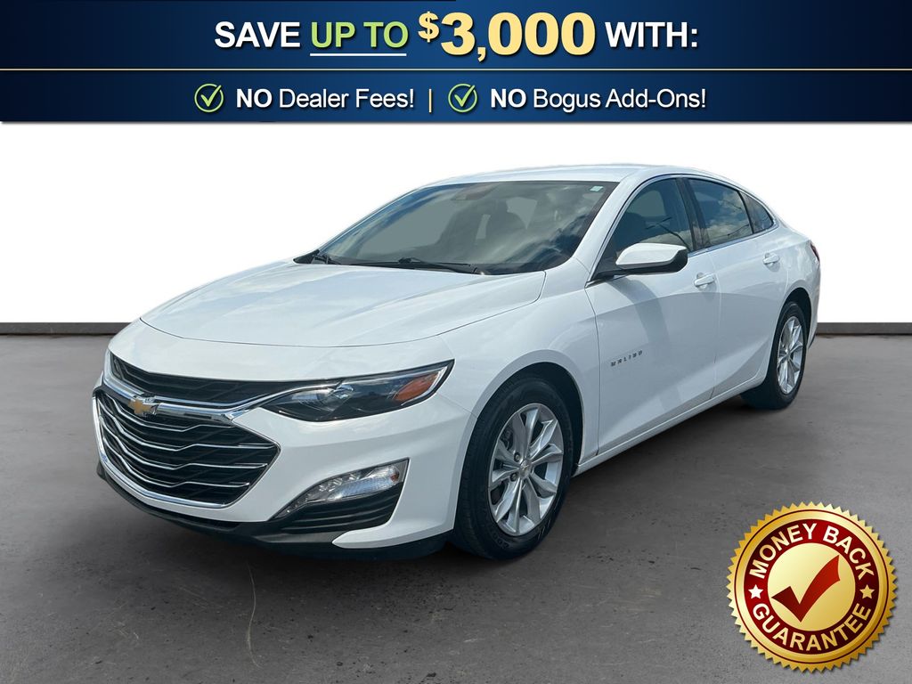 Summit White 2025 Chevrolet Malibu Sedan Front-Wheel Drive Continuously Variable Transmission