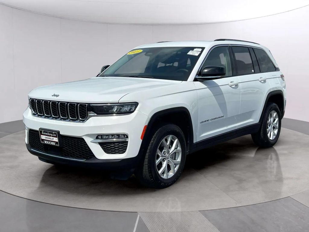 Certified Used 2023 Bright White Clearcoat Jeep Limited image 2