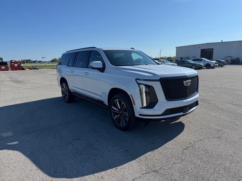 Vibrant White Tricoat 2026 Cadillac Escalade ESV SUV / Crossover Four-Wheel Drive 