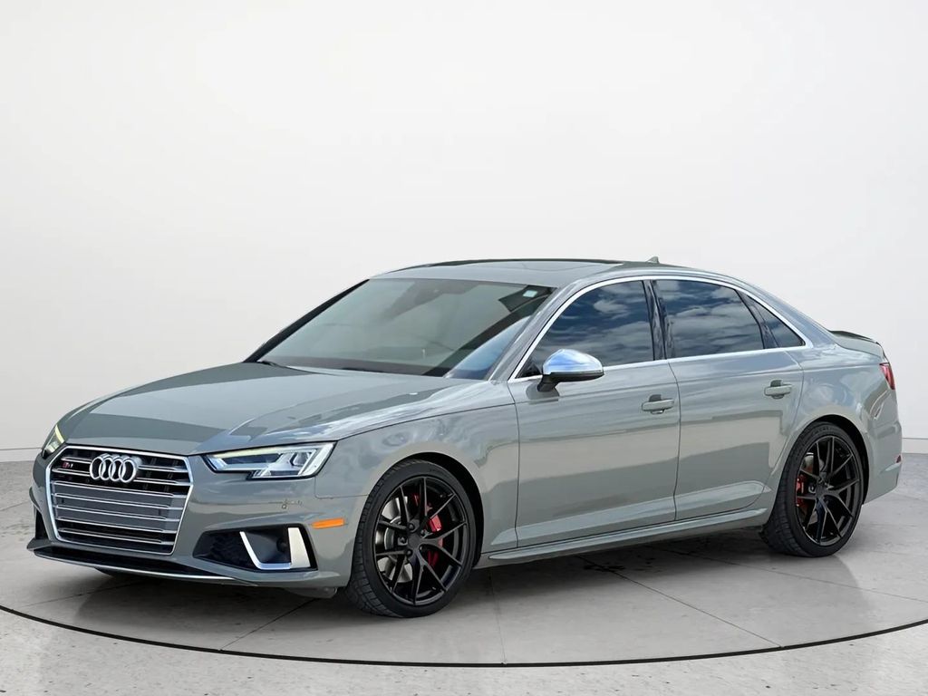 Quantum Gray 2019 Audi S4 Sedan All-Wheel Drive 8-Speed Automatic