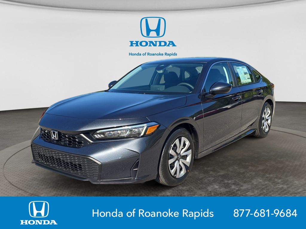Meteorite Gray Metallic 2026 Honda Civic Sedan Front-Wheel Drive Continuously Variable Transmission