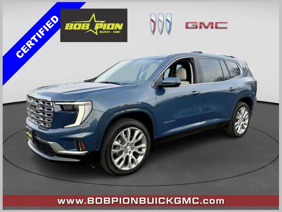 Downpour Metallic 2024 GMC Acadia Denali AWD SUV / Crossover Four-Wheel Drive 8-Speed Automatic