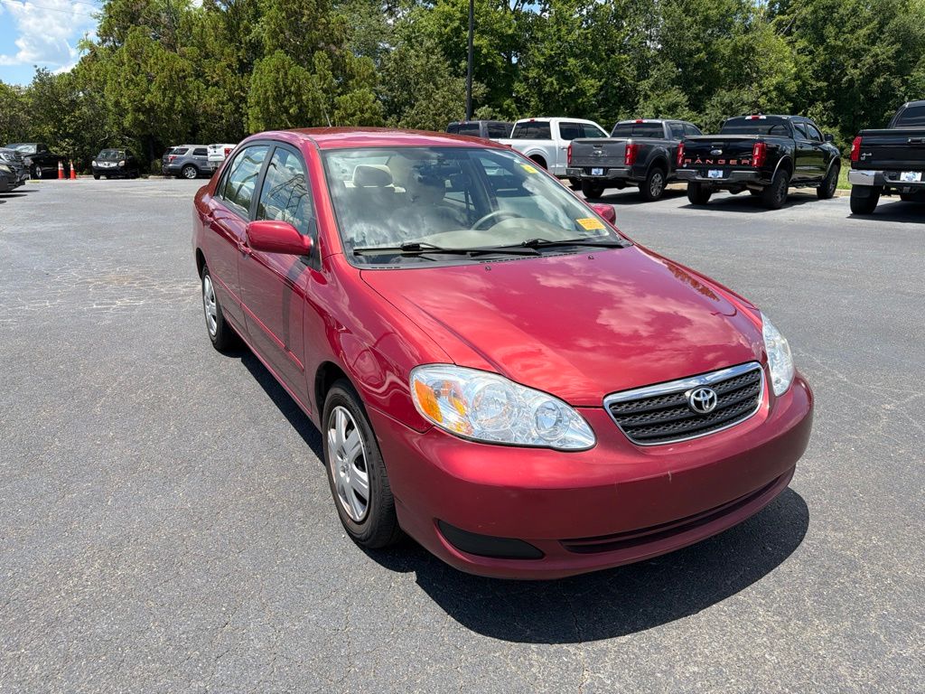 Impulse Red Pearl 2006 Toyota Corolla CE Sedan Front-Wheel Drive 4-Speed Automatic Overdrive