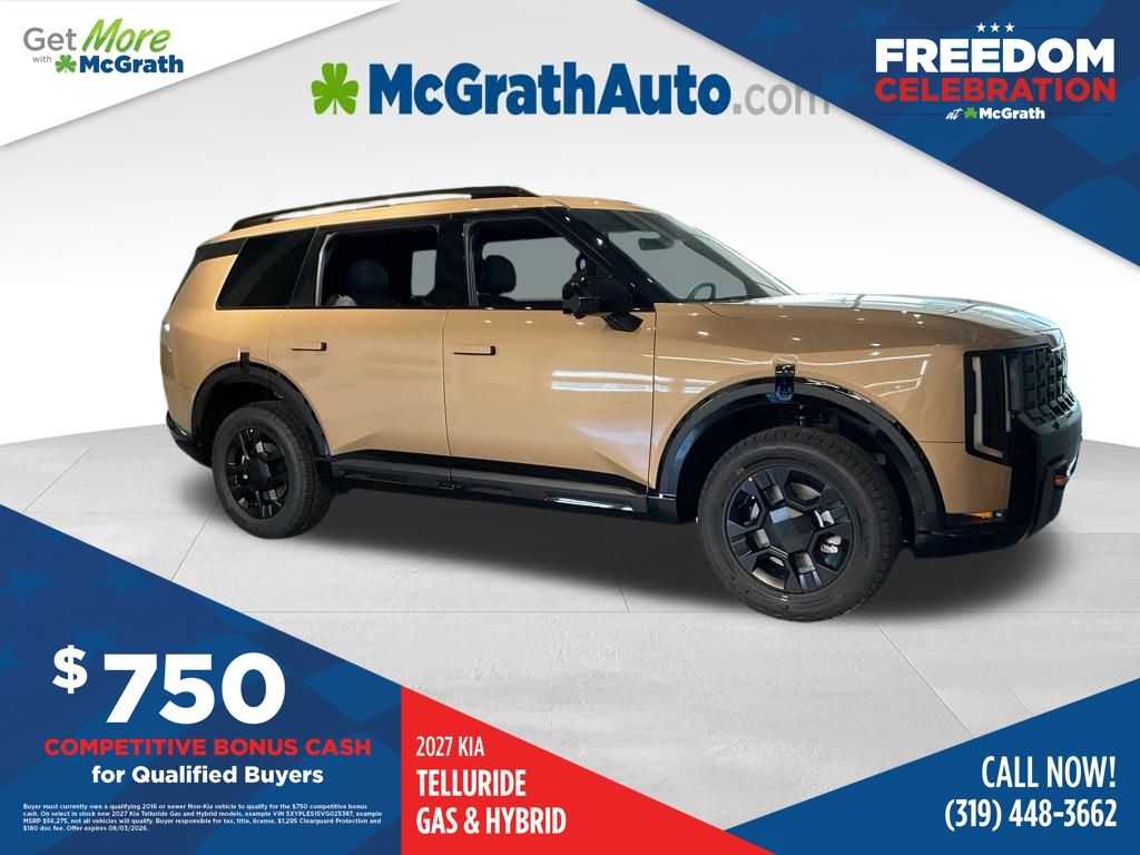 Terrain Brown 2027 Kia Telluride SUV / Crossover All-Wheel Drive 8-Speed Automatic