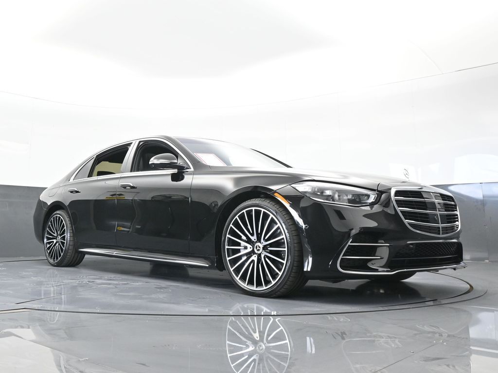 Used 2022 Onyx Black/Mojave Silver Mercedes-Benz S 580 image 79