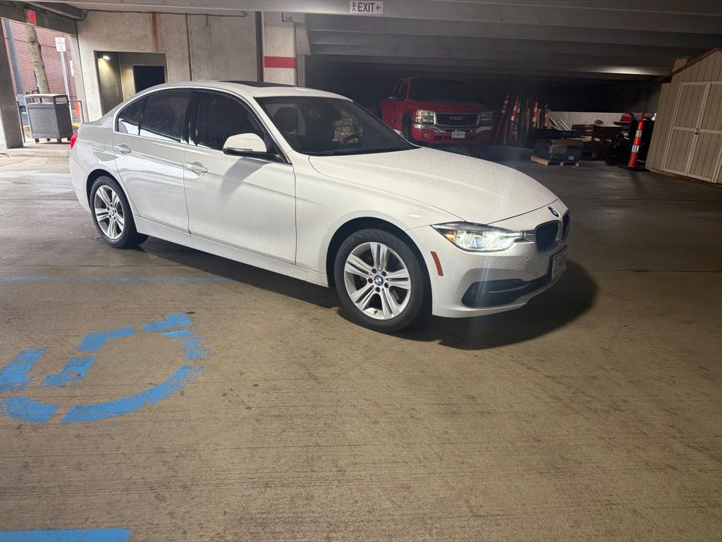 Alpine White 2017 BMW 3 Series Sedan All-Wheel Drive 8-Speed Automatic