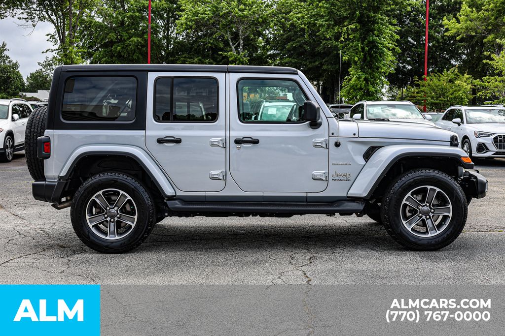 Used 2023 Silver Jeep Sahara image 10
