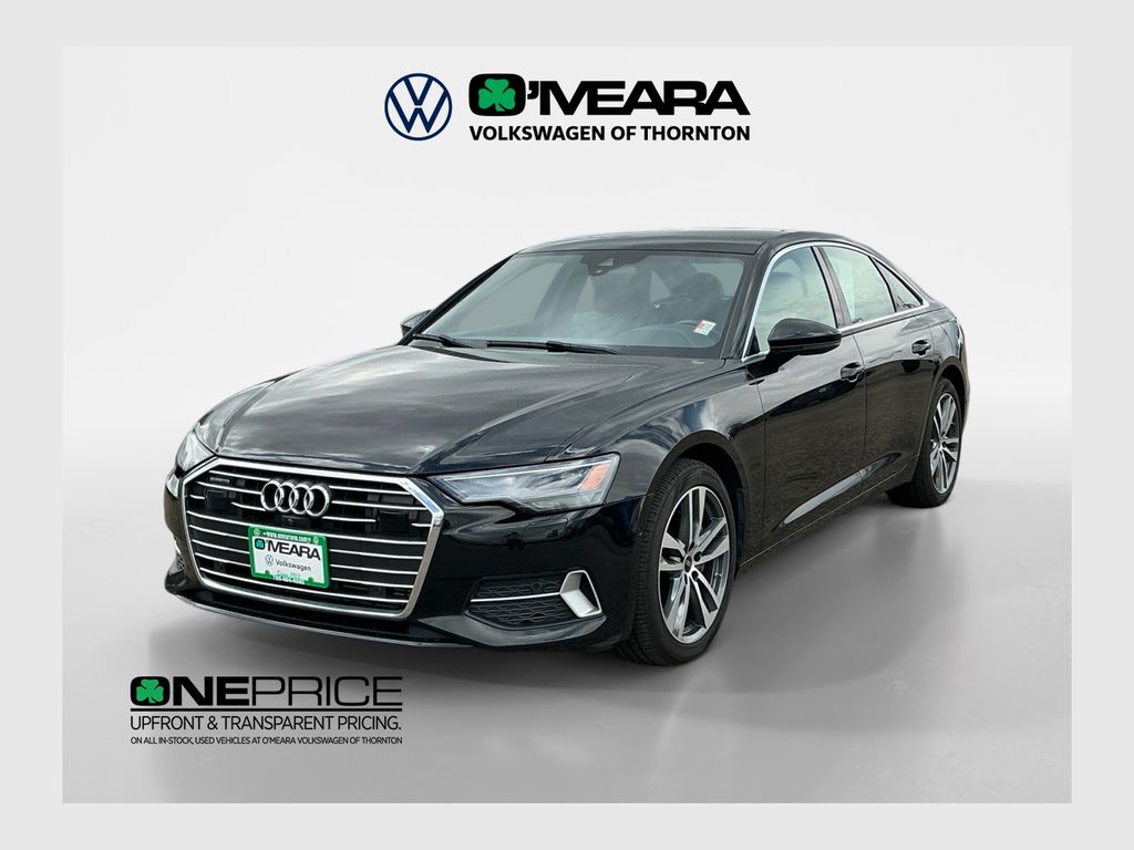 Brilliant Black 2023 Audi A6 Sedan All-Wheel Drive 7-Speed Automatic