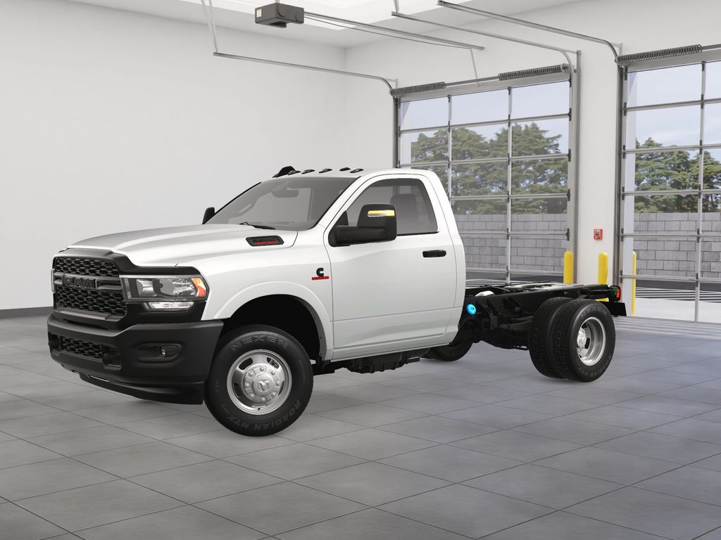 New 2024 Bright White Clearcoat Ram Tradesman image 2