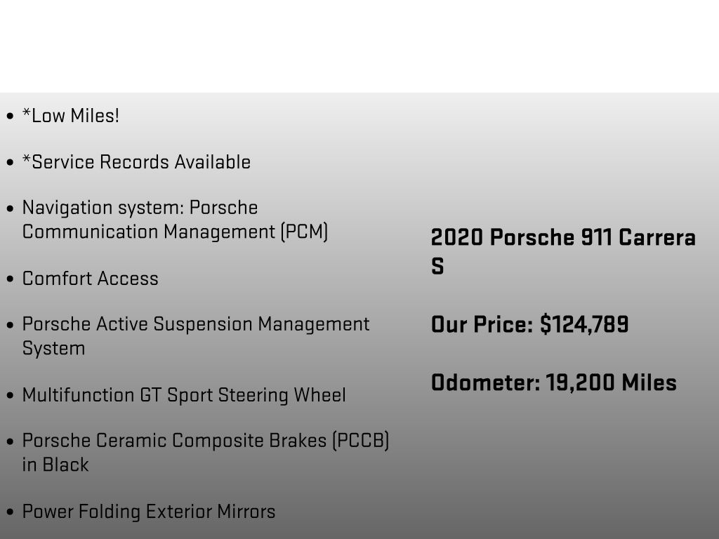 2020 Porsche 911 Carrera S - 11
