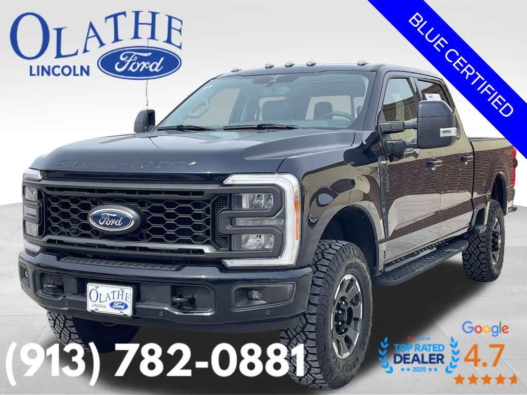 Antimatter Blue Metallic 2023 Ford F-250 Super Duty Lariat Crew Cab 4WD Pickup Truck Four-Wheel Drive Automatic