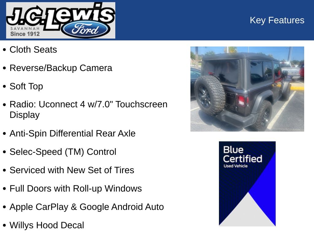 2022 Jeep Wrangler Willys