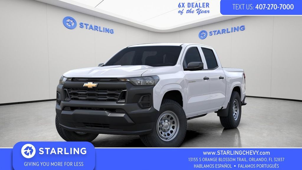 Summit White 2026 Chevrolet Colorado Pickup Truck 4X2 8-Speed Automatic