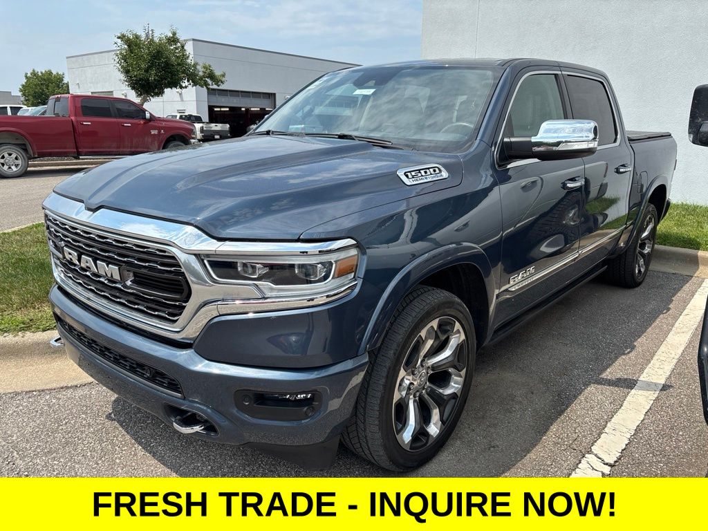 Blue Shade Pearlcoat 2022 RAM 1500 Pickup Truck Four-Wheel Drive 8-Speed Automatic